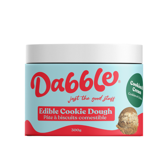Cookies and Cream Cookie Edible Cookie Dough front